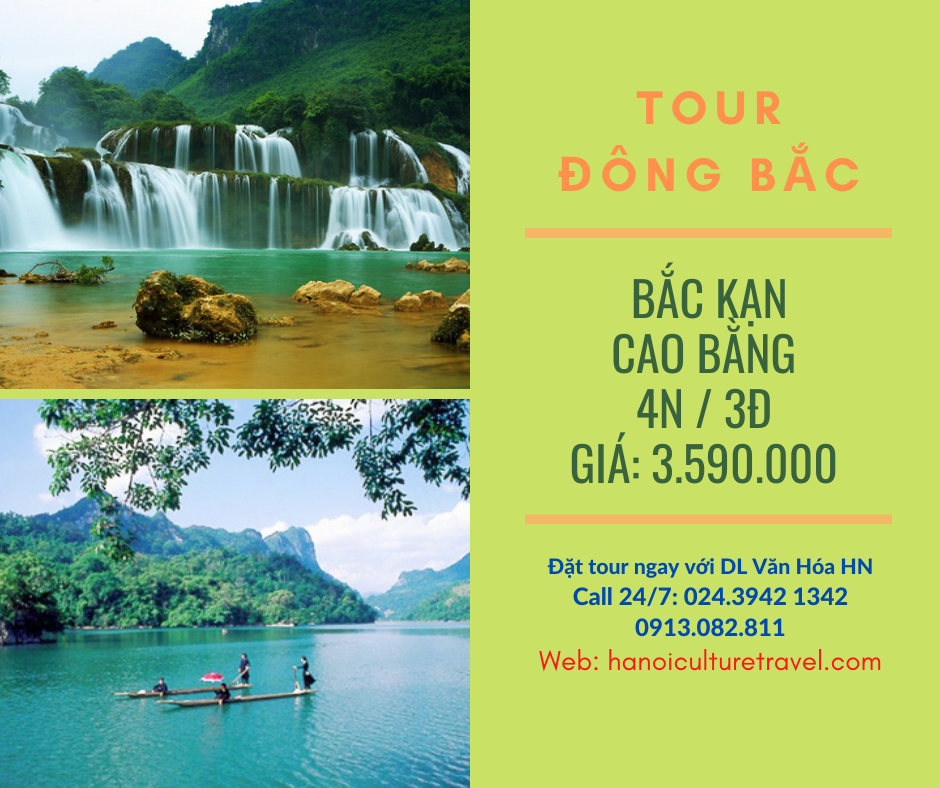 Tour Bắc Kạn - Cao Bằng, 4N/3Đ